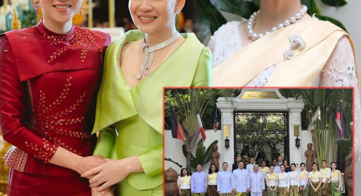 លោកជំទាវ យឹម ឆៃលីន លេចធ្លោរខ្លាំងក្នុងព្រះវិវាហមង្គលអាពាហ៍ពិពាហ៍ព្រះនាង នរោត្តម ពង្សសូរិយា ព្រោះសម្រស់ដ៏ស្រស់សោភា
